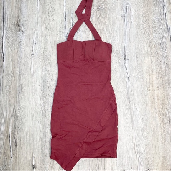 Fashion Nova Halter Mini Dress Sz XS - Picture 6 of 9